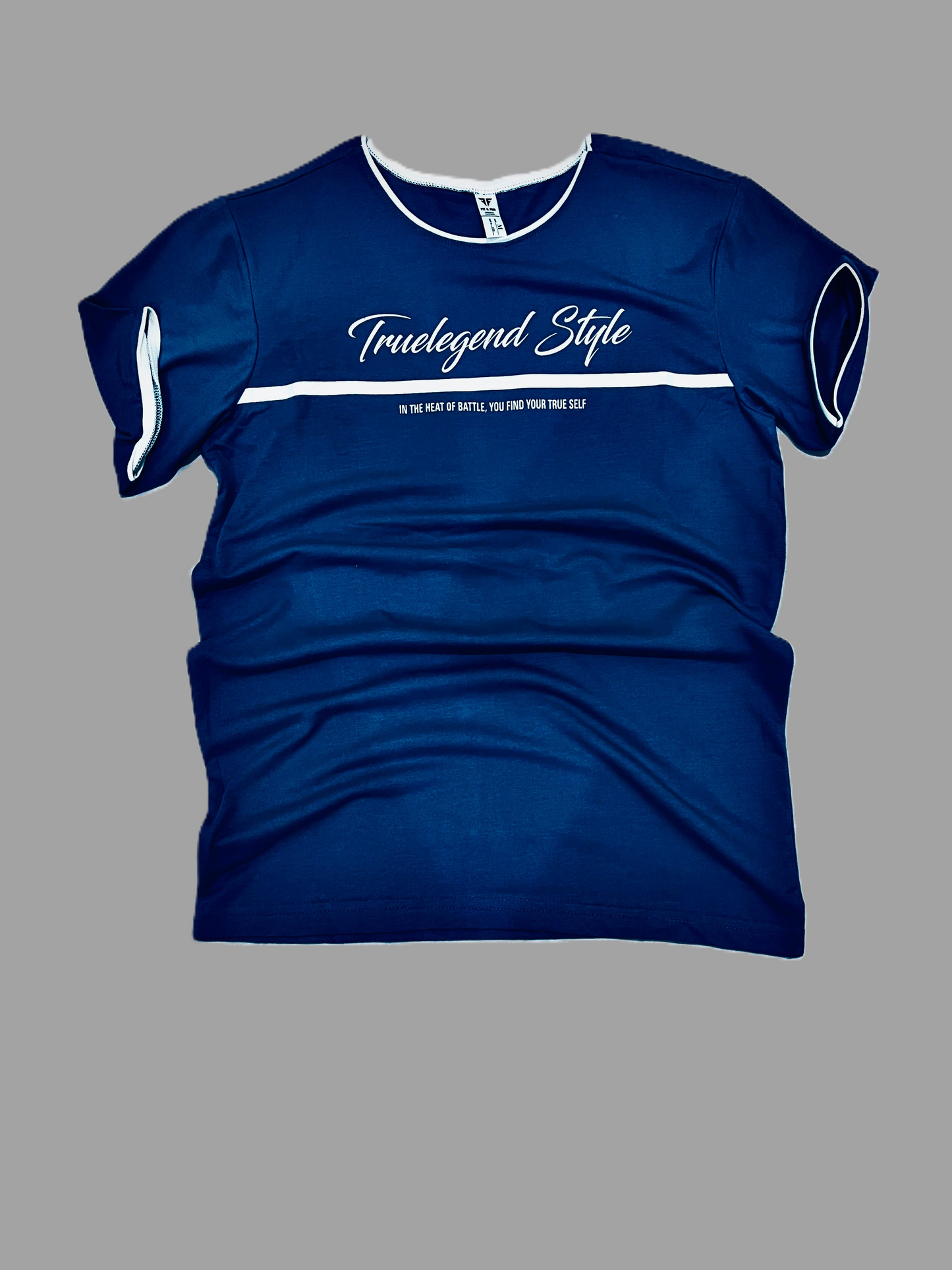 True legend Style Men's Graphic T-Shirt – Motivational Quote Tee – Black & White Streetwear – Casual Modern Fit Shirt – Gift for Him"