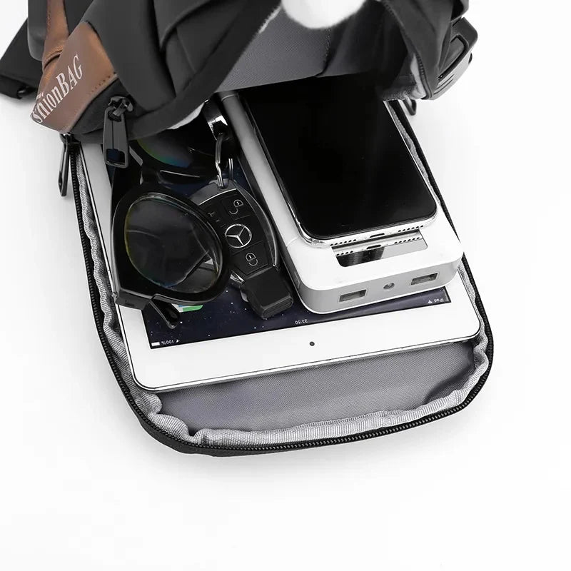 Premium Quality Password-Lock Sling Cross Body Backpack for Travel & Daily Use