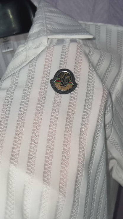 premium quality Mens Textured Beige Polo Shirt | Casual Collared Knit Shirt | Summer Breathable Short Sleeve Top | Black Stone Logo Polo Tee